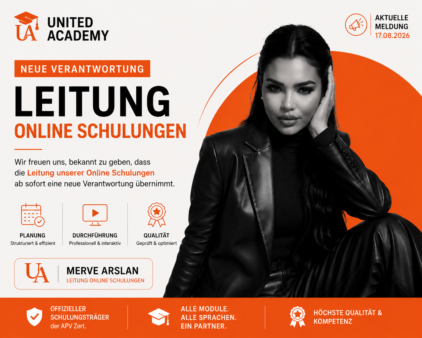 United Academy stärkt die Qualität ihrer Online-Schulungen
